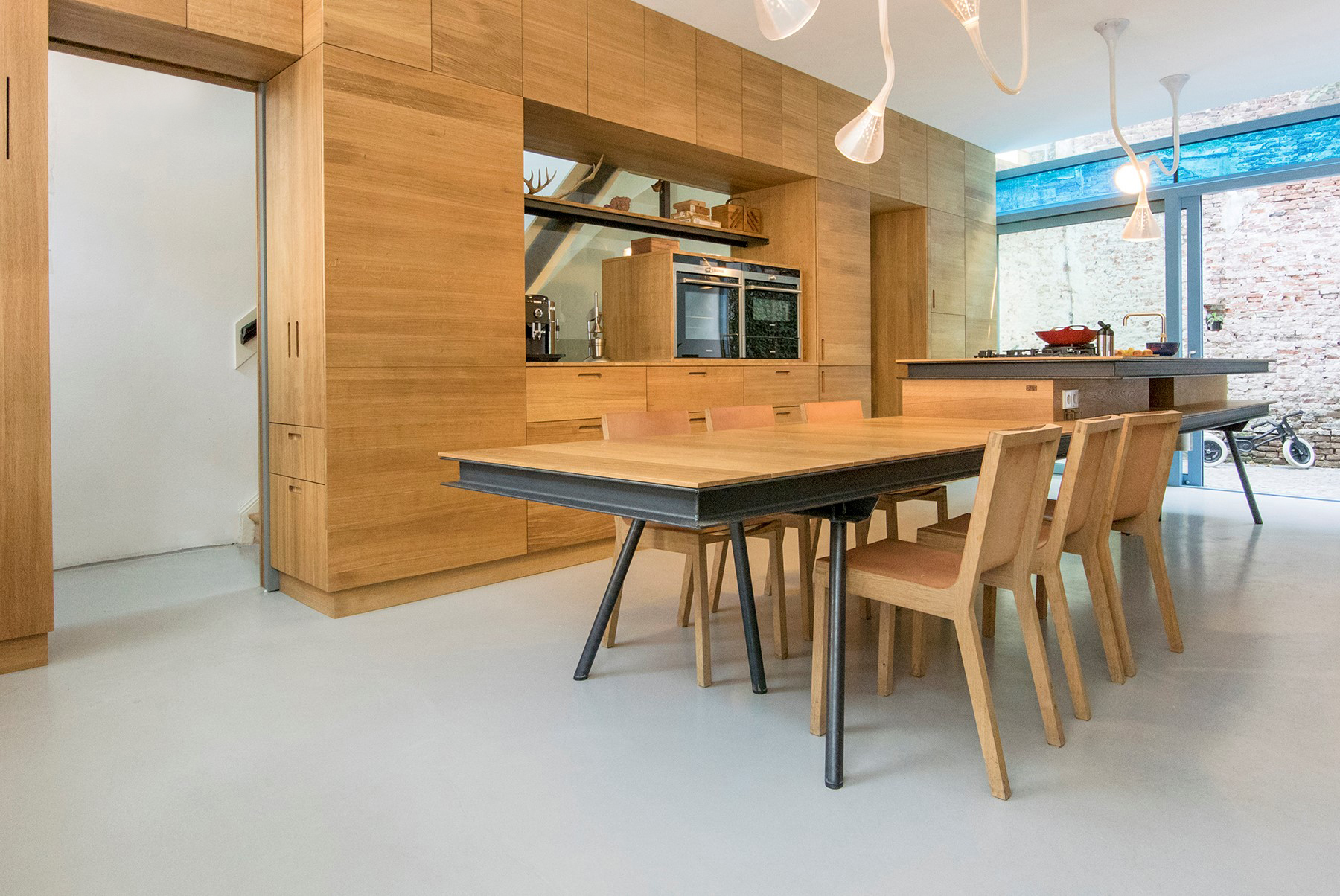 Keuken woonhuis Utrecht ontwerp Wielen Architecten